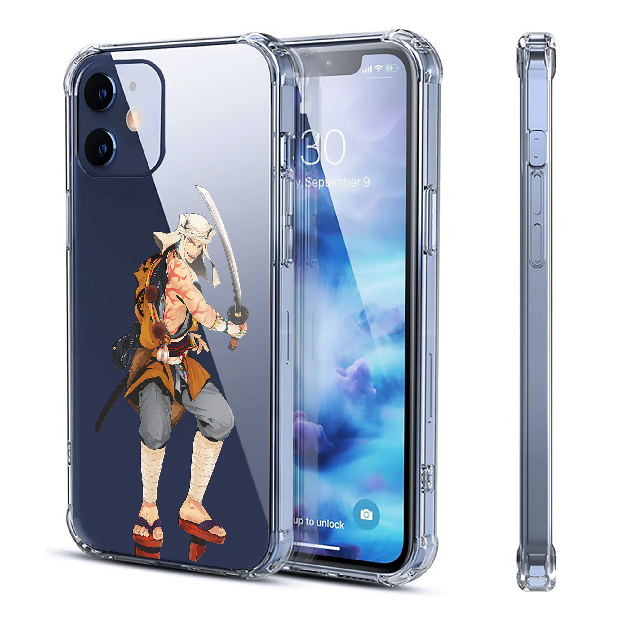 （画像用） 刀剣乱舞 Touken Ranbu 【iPhone 12シリーズ対応】透明スマホケース（クリアソフトケース）